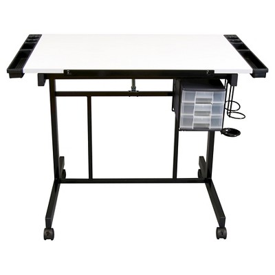 Studio Designs Folding Craft Station - Black - White