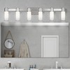 Livex Lighting Weston 6 - Light Vanity in  Brushed Nickel - 4 of 4