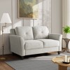 Lifestyle Solutions Harper Loveseat Woven Beige - 2 of 4