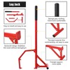 51 Inch Timber jack, Adjustable Log Lifter, Heavy Duty Steel Log Roller Cant Hook Tool with 11 Inch Non-Slip Grip Handle - 3 of 4