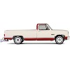 1981 GMC Sierra Classic K2500 Pickup Truck Beige and Dark Carmine Red "Down on the Farm" 1/64 Diecast Model by Greenlight - 2 of 4