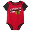NHL Chicago Blackhawks Infant Boys' 3pk Bodysuit - 4 of 4