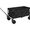 BEAFUP Collapsible Wagon 220lbs with Big All-Terrain Wheels 300L Folding Utility Cart for Camping, Beach, Gardening & Shopping - 2 of 4