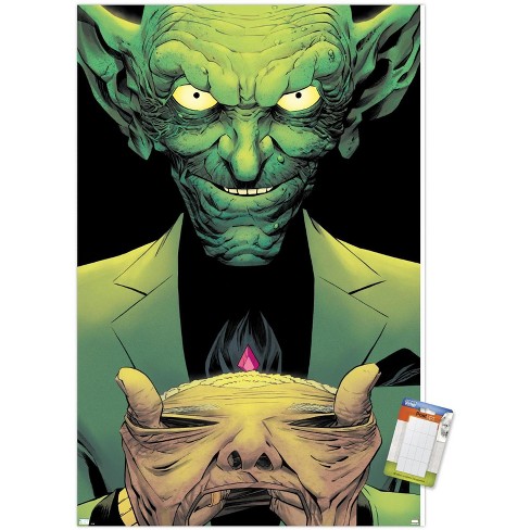 Trends International Marvel Comics - Green Goblin - Miles Morales  Spider-Man #14 Unframed Wall Poster Print White Mounts Bundle 22.375 x 34