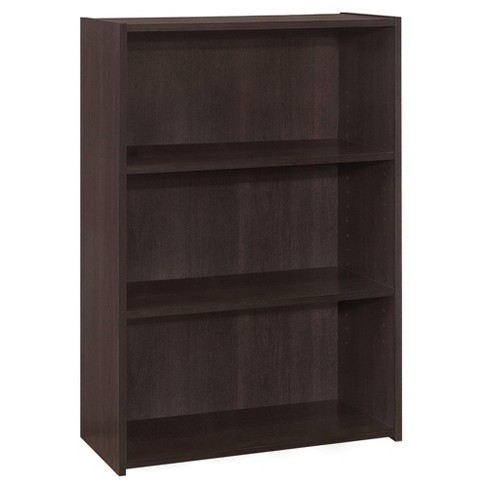 Monarch Specialties Bookshelf Bookcase 4 Tier 36InchH Office Bedroom Laminate Brown Transitional - image 1 of 4