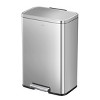 EKO Stainless Steel 50L Madison Step Trash Can - 2 of 4