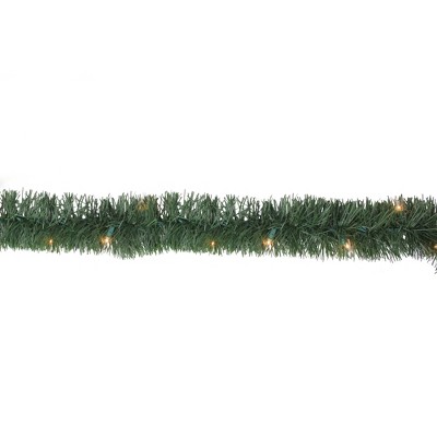 J. Hofert Co 18' x 3.5 Prelit Green Pine Artificial Christmas Garland - Clear Lights