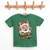 Merry Christmas Santa Wink - Youth Short Sleeve Graphic T-Shirt - 2 of 4
