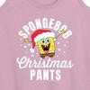 Women's - SpongeBob SquarePants - Christmas Pants Graphic Racerback Tank - 2 of 4