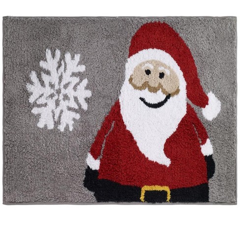 Christmas Rugs, Santa Claus Kitchen Rug Set Merry Christmas