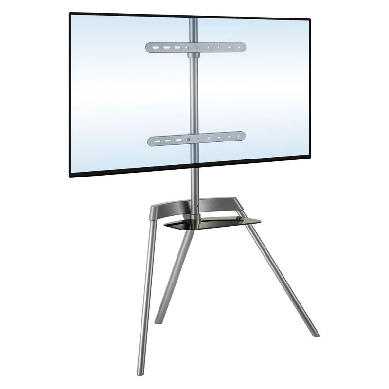 Mount-It! Easel TV Stand & Portable TV Tripod Holds Up to 88 Pounds and Fits 43 - 65 Inch Flat & Curved Screens, Quickly Assembles with SNAP-Lock, 2 of 9