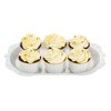 Sparkle and Bash 24 Pack Silver Holographic Disposable Party Serving Trays with Foil Edge, 13 x 9 in - 3 of 4