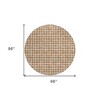 Orange Beige And Copper Geometric Washable Indoor Outdoor Area Rug - 3 of 4