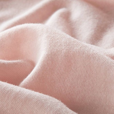 Blush Twin XL Cotton Blend Jersey Knit Sheet Set