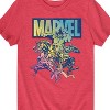 Boys' - Marvel - Avengers Group Rainbow Short Sleeve Graphic T-Shirt - 2 of 4