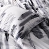 Brushed Microfiber ink Pattern Duvet Cover Set - NTBAY - 4 of 4