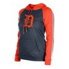 MLB Detroit Tigers Women's Lightweight Hooded Sweatshirt - 4 of 4