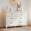 6 Dresser for Bedroom, 47" Wide Drawer Dresser with Storage Freestanding, Wooden Closet Storage Chest for Living Room, Bedroom, Entryway - 3 of 4