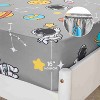 Joyin Kids Twin Sheet Set Astronaut 3 Piece Bed Sheets Deep Pocket Wrinkle Free Cozy Toddler Bedding Set Soft Microfiber Fade Resistant Breathable - 4 of 4