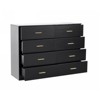 FURNIinspire Dressers Modern 8 Drawer Dresser, Sturdy Storage Dressers Organizer, Cabinet For Bedroom, Living Room, Black, 47.25"*15.5"*35.4" - 2 of 4