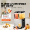 VEVOR Commercial Beverage Dispenser, 2 Tanks 12 L / 12.7 QT Per Tank Juice Dispenser, 286W Stainless Steel Ice Tea Drink Machine - 3 of 4