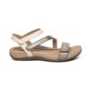 Aetrex Gabby Orthopedic Leather Arch Support Quarter Strappy Sandals For Women - 2 of 4