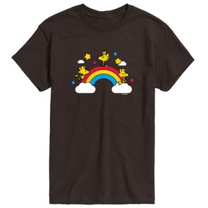 Men's - Peanuts - Woodstock Rainbow Short Sleeve Graphic T-Shirt - 1 of 4