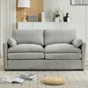 Whisen 68.1" Cozy Upholstered Loveseat Sofa Oversized Comfy Comfy Cloud Sofa Double Cushion Loveseat Sofa - 2 of 4