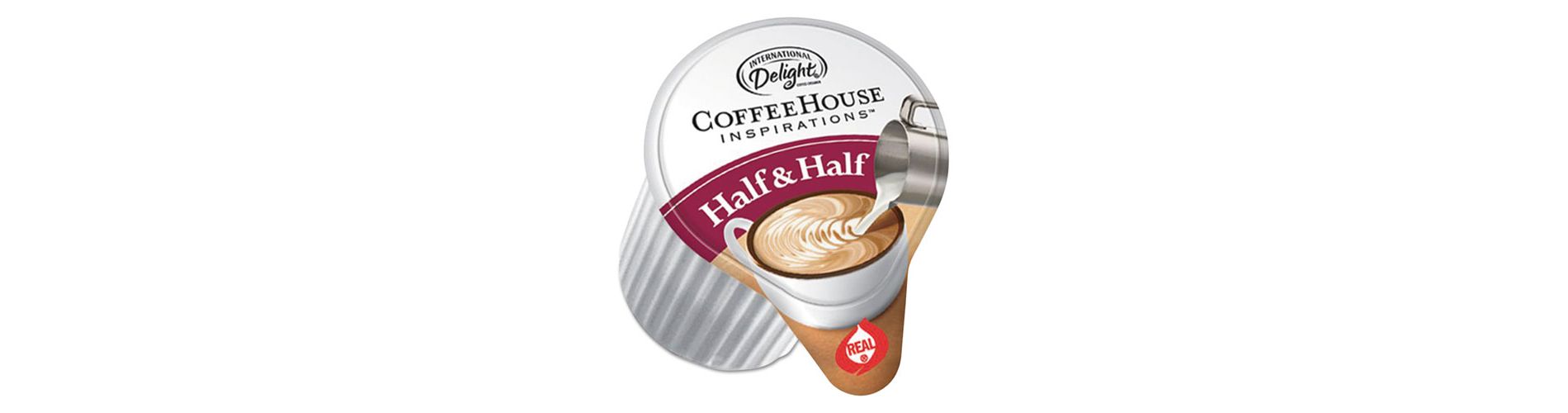 International Delight Coffee House Inspirations Half and Half, 0.38 oz, 180/Carton