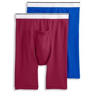 Jockey Men's Big Man Pouch 10" Midway Brief - 2 Pack - 1 of 4