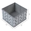 REGALWOVEN Fabric Collapsible Lightweight Sturdy Storage Bins 1 Pack - 4 of 4