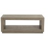 Sapphtopaz Wood Coffee Table with Open Bottom Shelf Modern Living Room Coffee Tables Simple Center Table for Living Room - 2 of 4