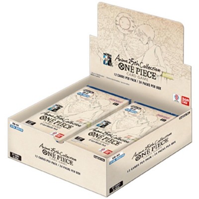 Bandai One Piece TCG 2025 Memorial Collection Anime 25th Extra Booster Box EB-02 (24 Packs)