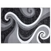 Luxe Weavers Contemporary Abstract Geometric Swirl Area Rug - 2 of 4