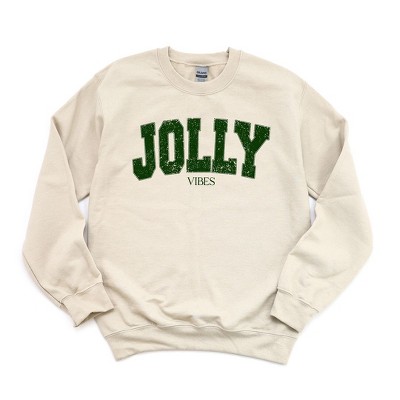 Simply Sage Market Women's Graphic Sweatshirt Jolly Vibes Grunge