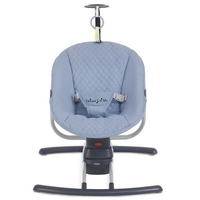 Dream On Me Portable Comfort Me Baby Swing in Ash Blue