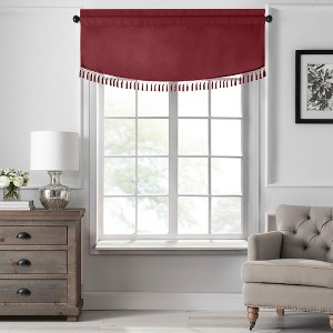 Elrene Vanderbilt Scallop Tassel Window Valance  - 50" x 19" - SunVeil - 1 of 4