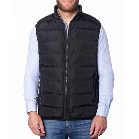 Alpine Swiss Asher Mens Lightweight Down Alternative Vest Blk Sml : Target