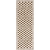Hauteloom Leryn Black & White Checkered Area Rug - 4 of 4