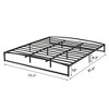 Garvee Metal Bed Frame, Low Profile Platform w/Steel Slats, No Box Spring Needed, Easy Assembly - 2 of 4