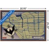Trends International DC Comics TV Batman Beyond - Map Framed Wall Poster Prints - 3 of 4