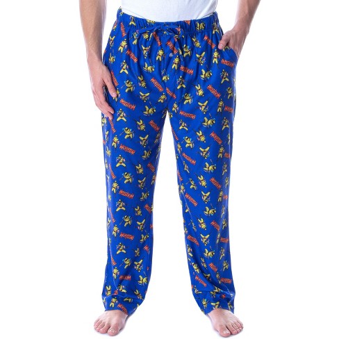 Men's The Simpsons Homer Donut Print Lounge Pajama Pants - Blue : Target