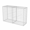 vidaXL Gabion Basket Galvanized Steel 59.1"x19.7"x39.4" - 2 of 4