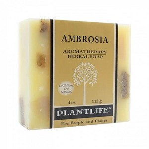 Plantlife Ambrosia Bar Soap - Moisturizing and Soothing Soap for Your Skin - Hand Crafted Using Plant-Based Ingredients - Made in California 4oz Bar - 1 of 3
