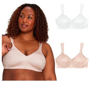 Playtex 18 Hour Ultimate Lift & Support Wireless Bra, 2-Pack - 1 of 4