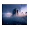 Trademark Fine Art David Martin Castan Cloudy Mountain Wood Slat Art - 3 of 4