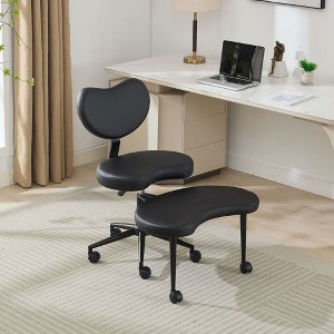 Lycvki Meditation Chair with Lumbar Support and Adjustable Stool Flexible Design for Fidgety Sitters - 1 of 4