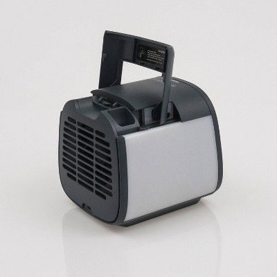 Gray Portable USB-Powered Personal Air Cooler and Humidifier