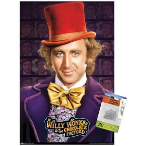 Trends International Willy Wonka And The Chocolate Factory - Willy Wonka Unframed Wall Poster Prints - 1 of 4