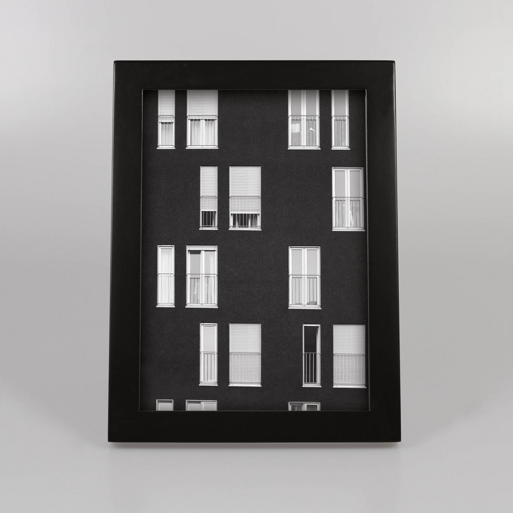 Photos - Photo Frame / Album 5" x 7" Thin Single Picture Frame Black - Threshold™